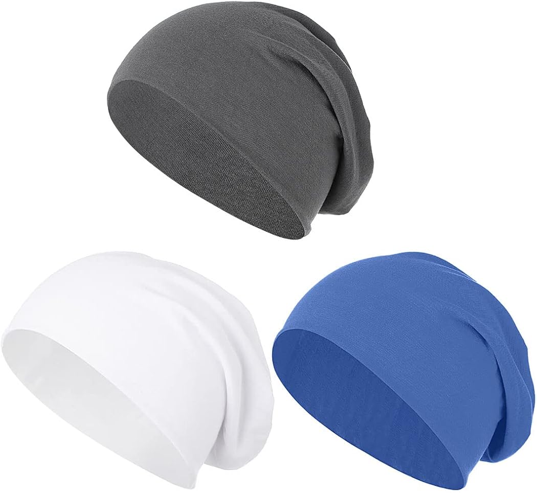 Bohend Gorros bohemios para la cabeza, gorro elástico antideslizante, bandanas para dormir, turbantes, sombreros para mujeres y hombres, cubierta