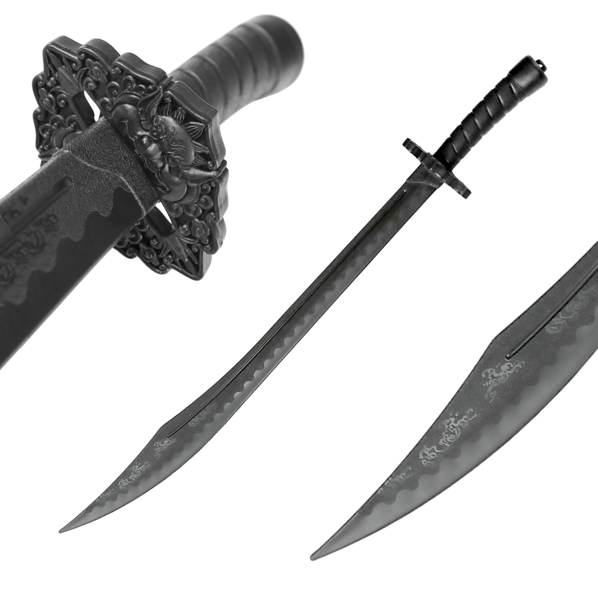 DEPICE Kung Fu Säbel Dao TPR extra lang - 95 cm, 520 g, Sparring Ready/Wushu