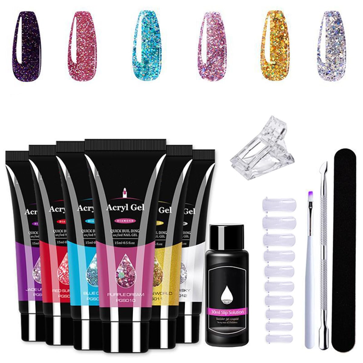 Loveynail Home Full Nail Kit,Misatailor Nails Gel Nails