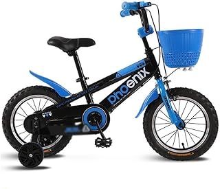 GAOTTINGSD Kids' Bikes Kids bikes Freestyle girl boy child bicycle, 3 colors, size 12" 14 belt stabilizer basket bicycle for kids