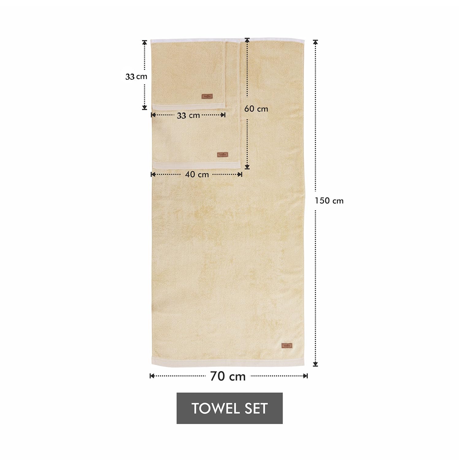 Spread Spain Bamboo Bath Towels - Soft & Absorbent -16
