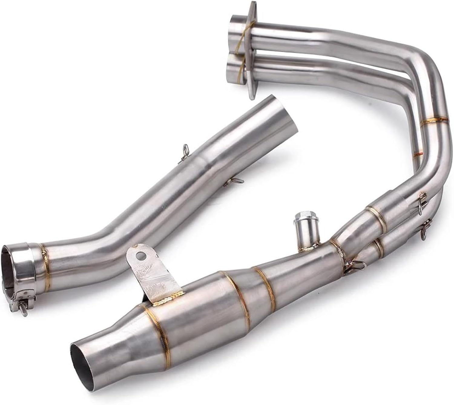 Generic Motorcycle Exhaust System For Escape Front Middle Tube Link Pipe Without Muffler For Honda CBR500 CB500X CB500F CBR500R