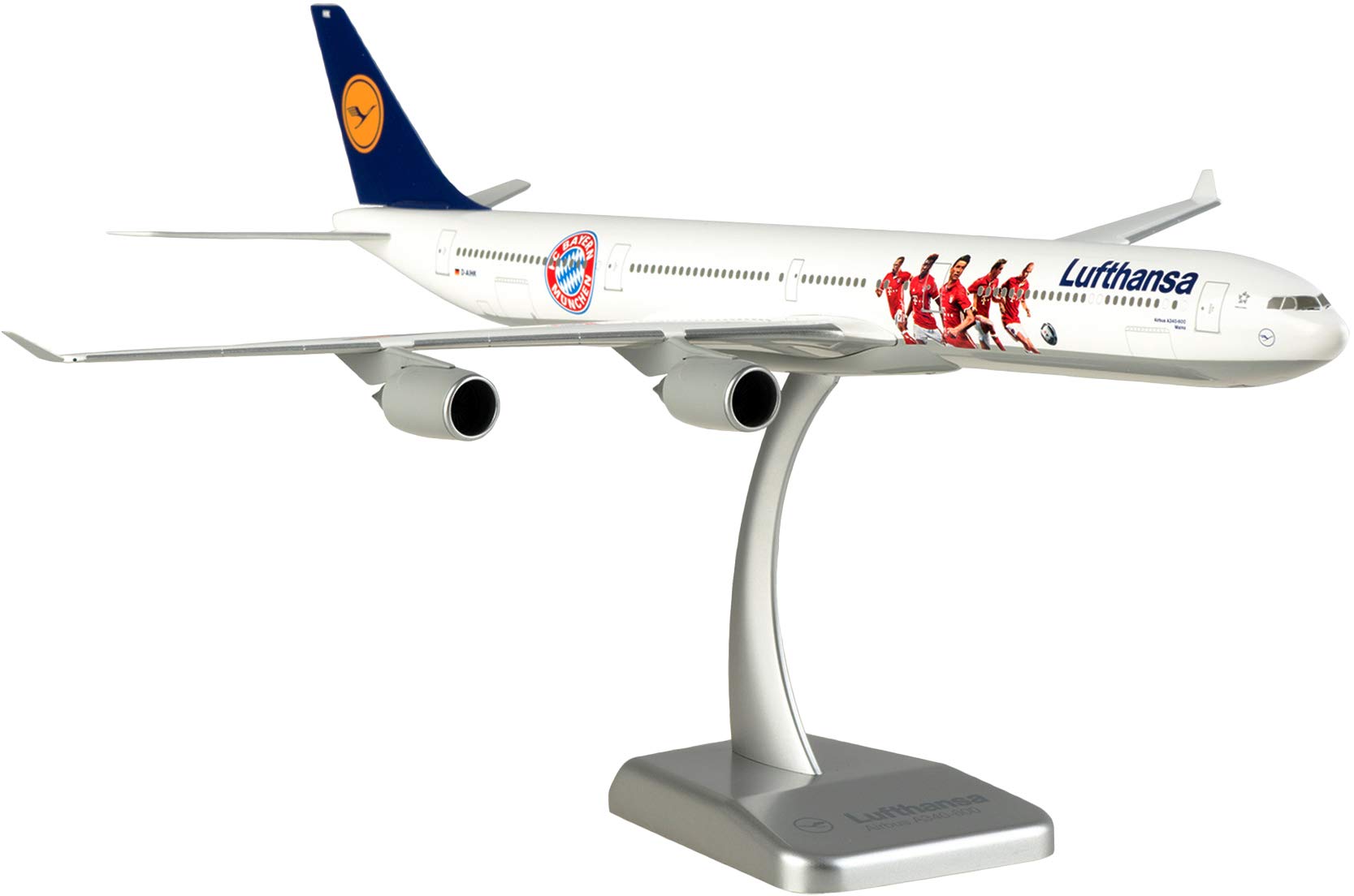 Hogan Wings 1-200 Commercial Models HGLH49 Lufthansa A340-600 1-200 Fc Bayern No Gear