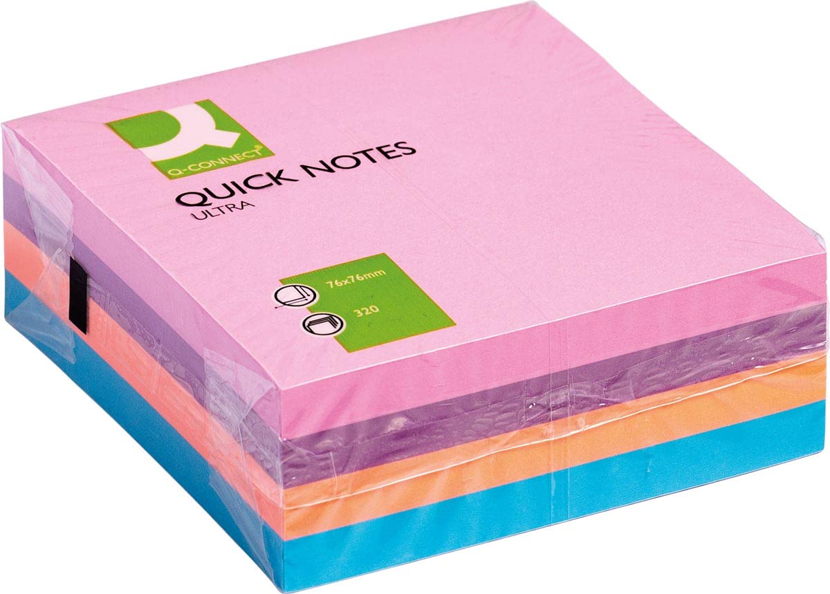 B&Q -  Ultra Cube 76X76mm 320 Sheets Assorted