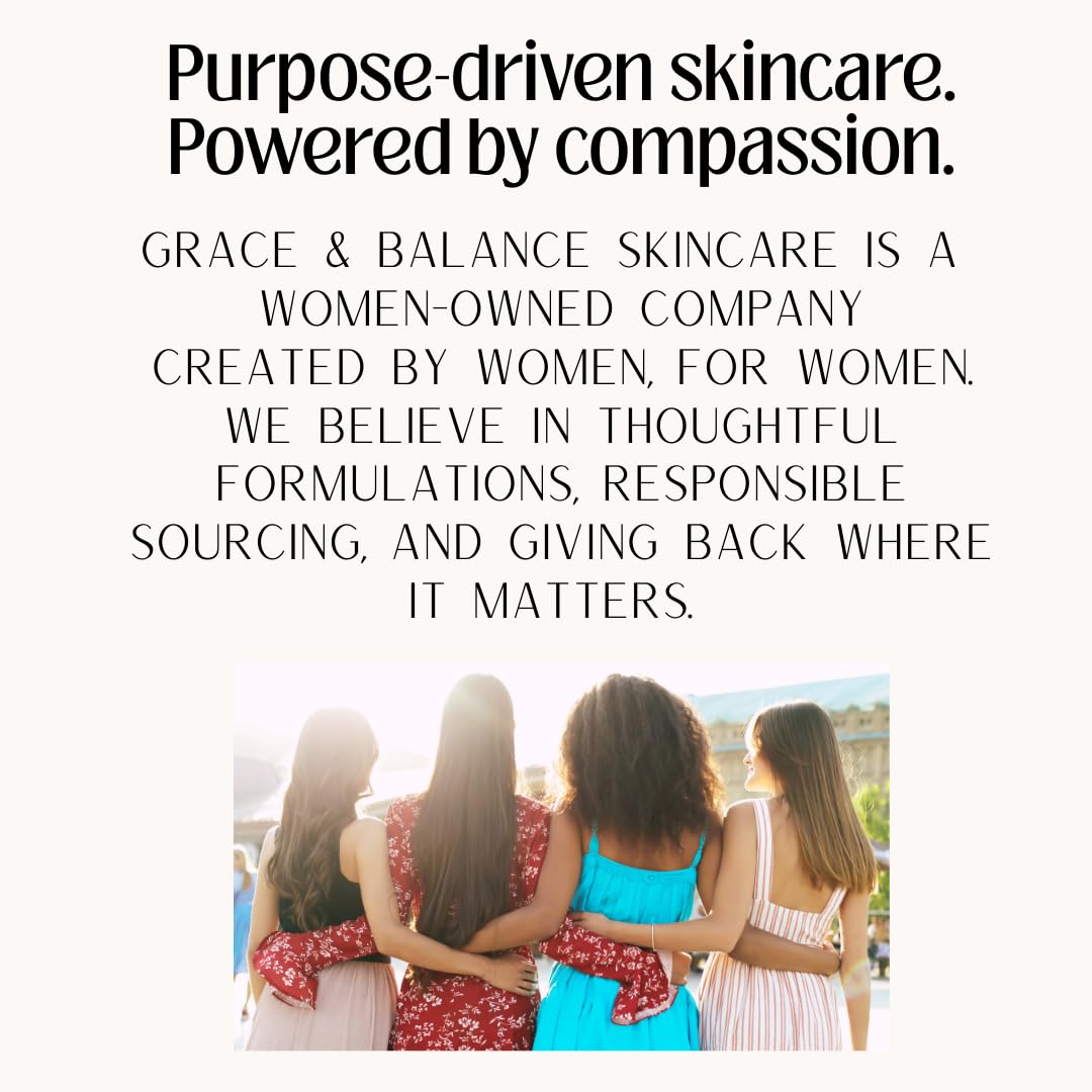 VANISH Clear Skin Serum by Grace & Balance. Natural plant based topical serum for clearer skin. Vegan, Fragrance-Free, Organic Botanical Ingredients, Made in USA