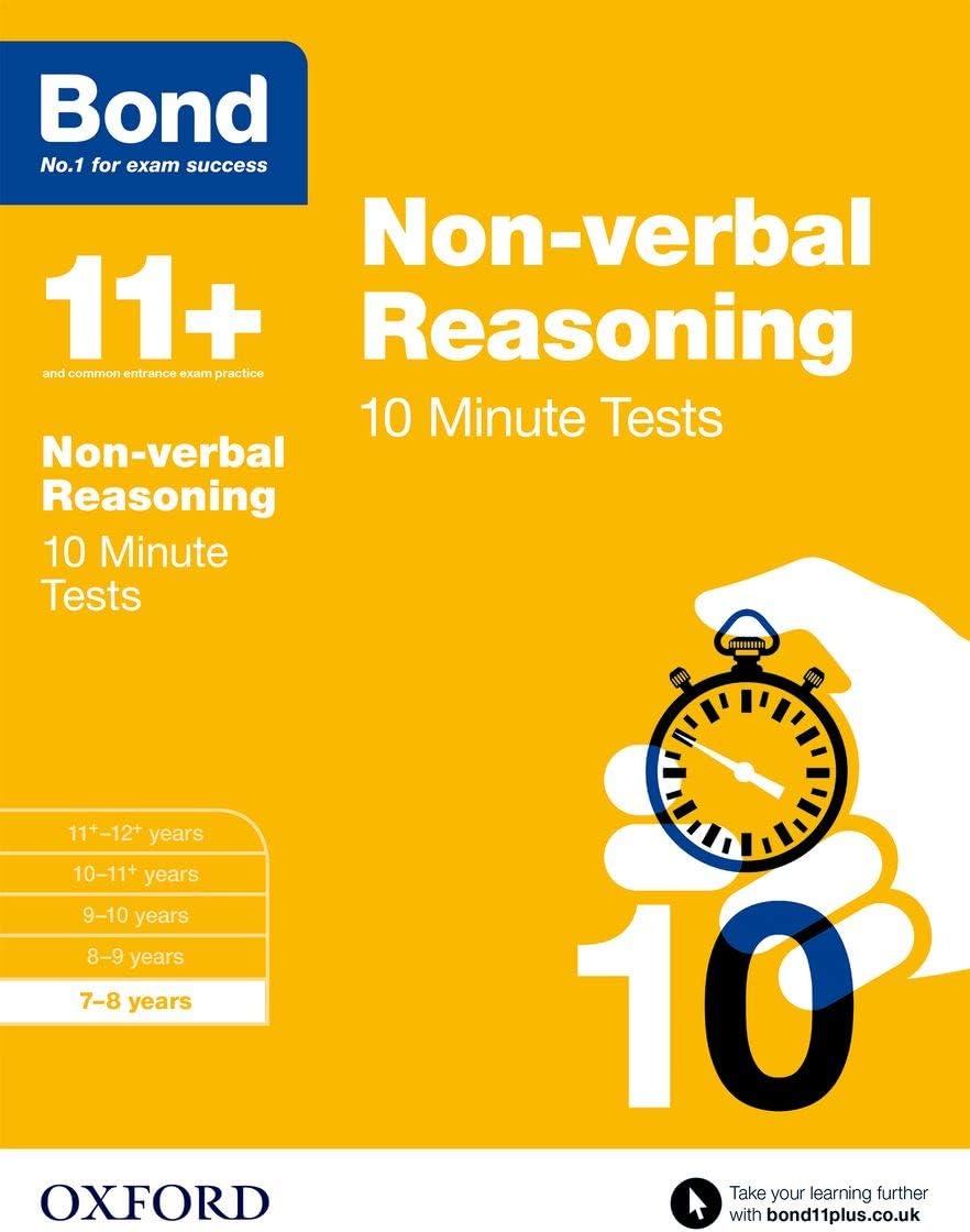 Non-Verbal Reasoning 10 Minute Tests 7-8 Years by Alison Primrose - Paperback