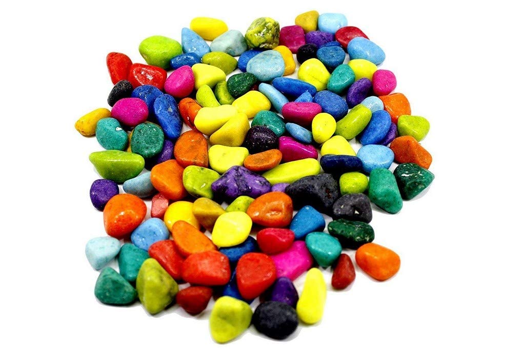 Creative Farmer 1Kg Multi-Color Mixed Decorative Pebbles/Stones Vase Fillers for Home Decoration Garden Fish Aquarium [1Kg] U (B08P4HFV55) Amazon Price History, Amazon Price Tracker