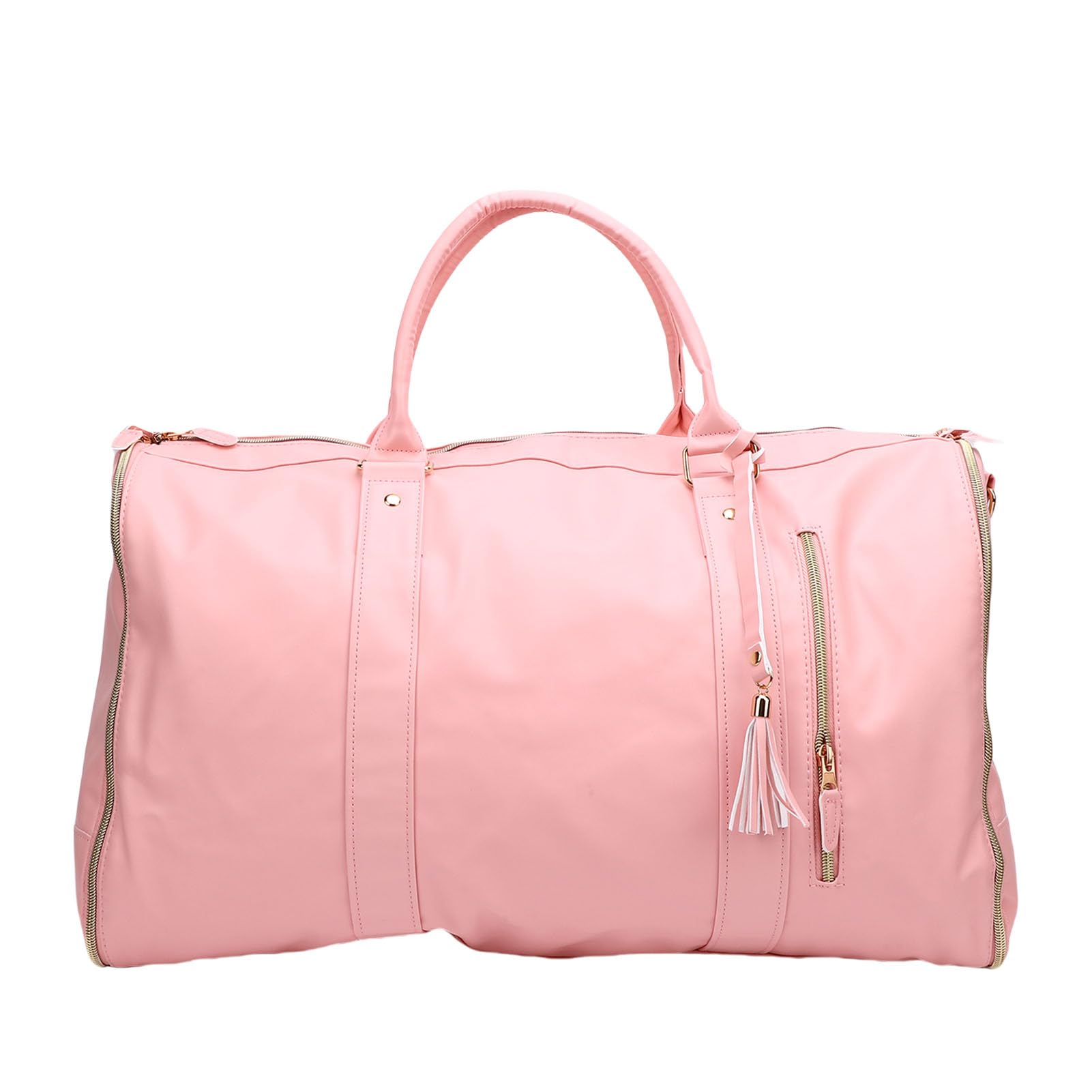 Carry On Garment Duffle Bag with Shoulder Strap for Stylish (Pink)