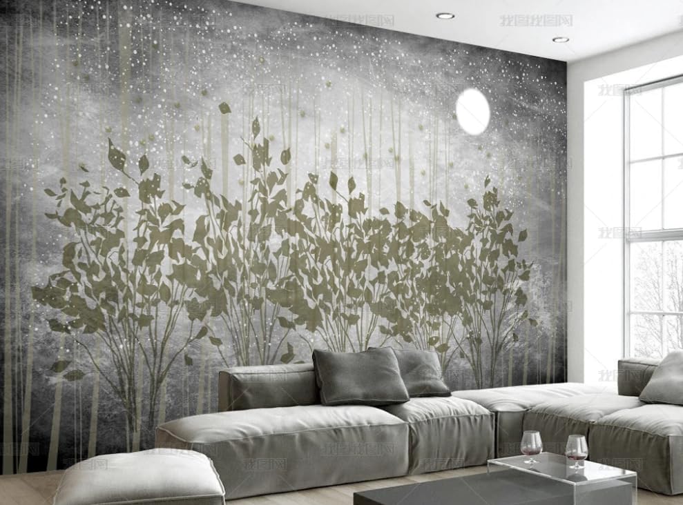 Papier peint intissé hand drawn scenery poster mural geant salon et chambre 150x105 cm