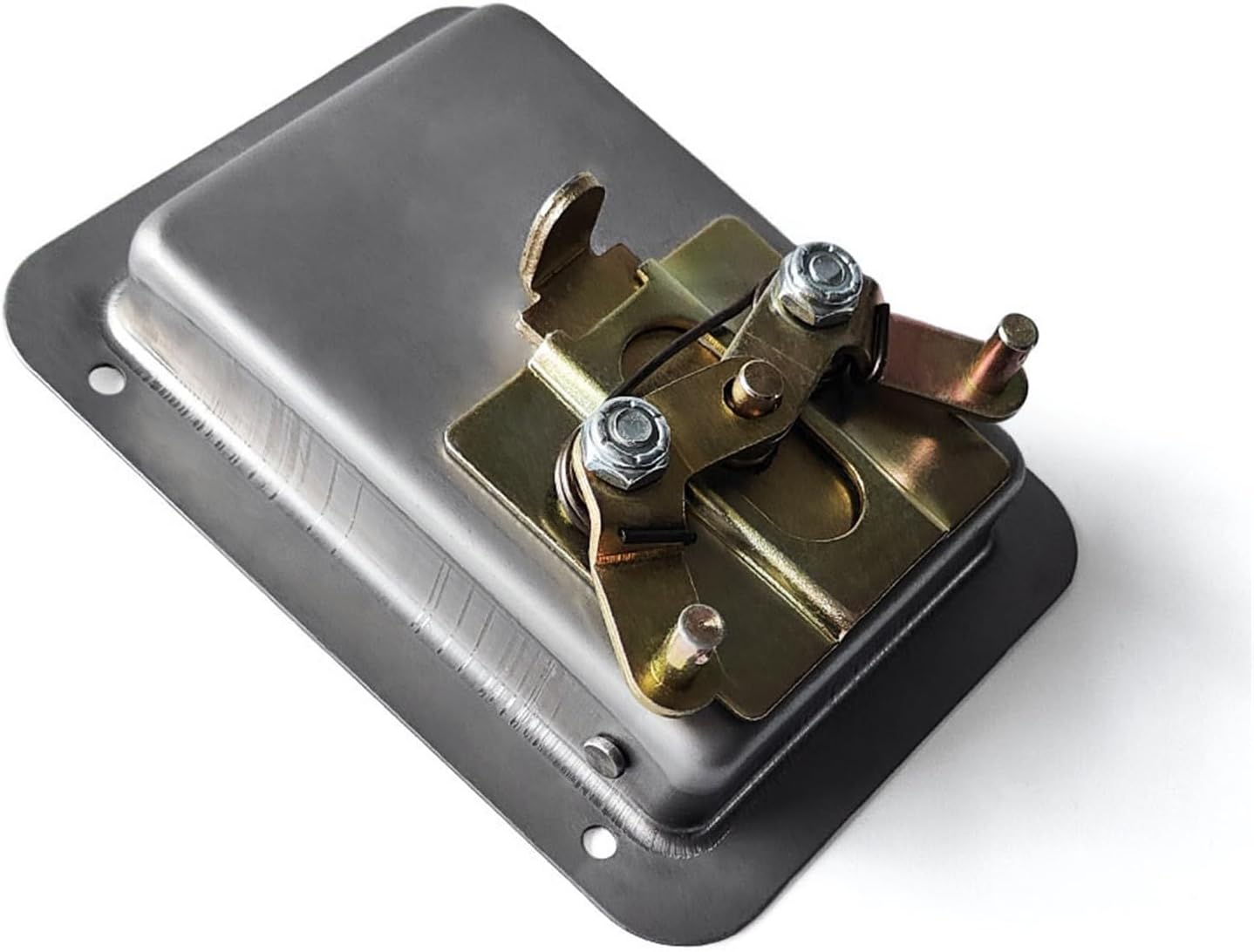 19305 Stainless Steel Paddle Handle Latch Lock Trailer RV Camper Security Sliding Panel Door Cylinder Locks 1Pcs