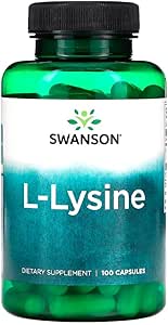 L-Lisina Free Form 500mg Swanson 100 Caps Importado | Amazon.com.br
