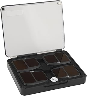Conjunto de Filtros ND para Drone DJI Air 3 Com Moldura de Liga de Alumínio, Vidro óptico Com Moldura de Imagem Transparente à Prova D'água, Inclui Filtros ND8, ND16, ND32, ND64