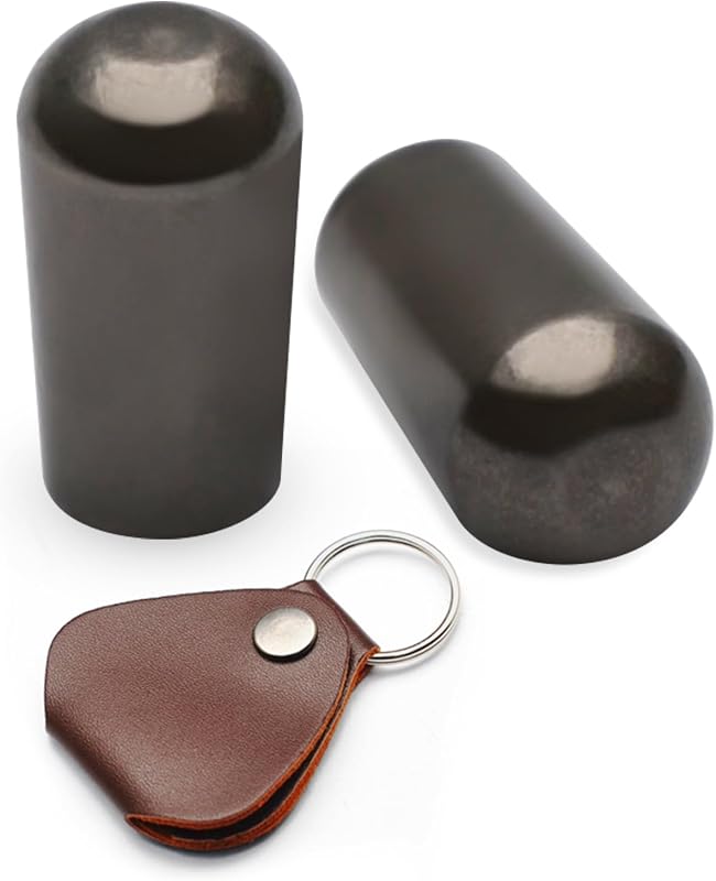 2 uds M3.5 guitarra LP de latón punta de interruptor de palanca de 3 vías con bolsa de púa de guitarra, perilla de interruptor de pastilla para Epiphone Les Paul, negro