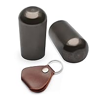 Vista 1 de MAXCHEER 2 puntas de interruptor de palanca de latón M3.5 LP de 3 vías con bolsa de púa de guitarra, perilla de interruptor de pastilla para Negro