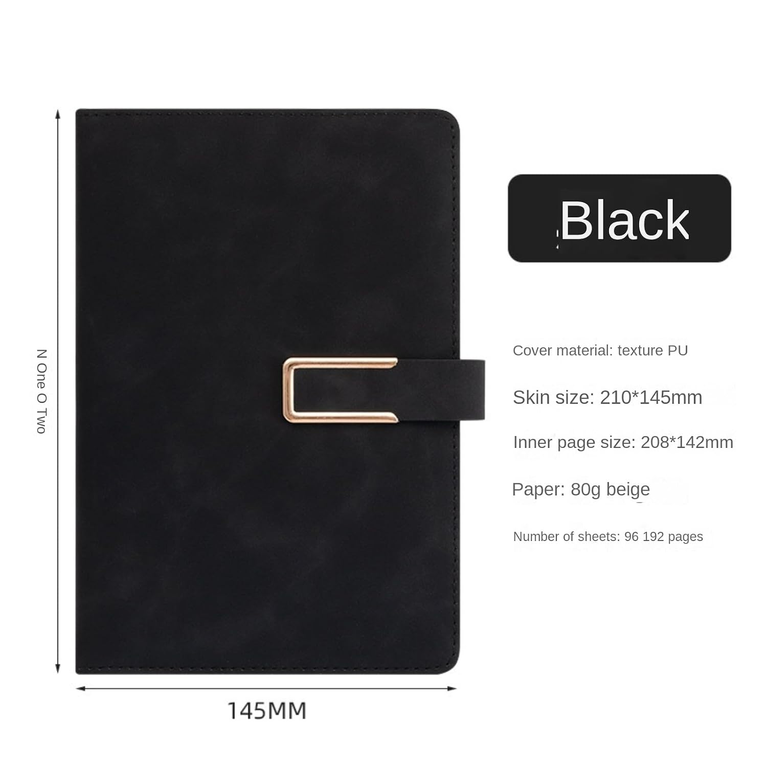 PLOQKJMDW Business A5 Notebook Gift Box Set Office Culture Conference Notebook Company School Gift Diary