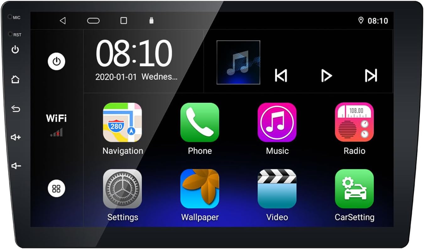 Volam 9 Zoll CarPlay Display Mit YouTube & Netflix - Wireless Android Auto