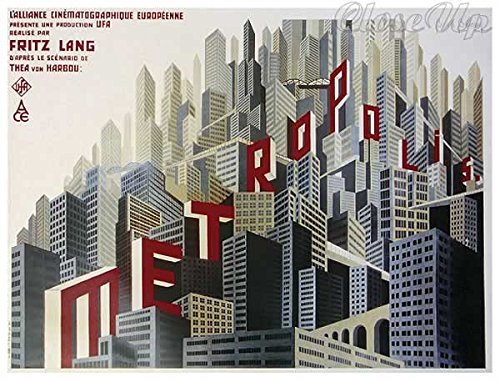 Affiche Metropolis Fritz Lang 69x93 cm pour habiller un grand mur