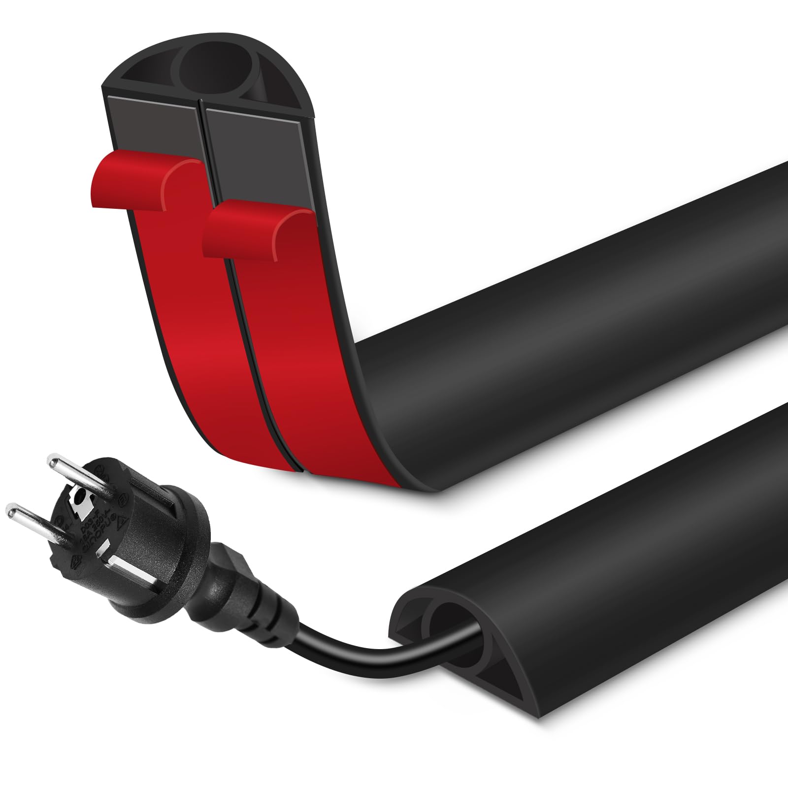 Floor Cord Cover for Wires on Floor Self Adhesive Cord Hider