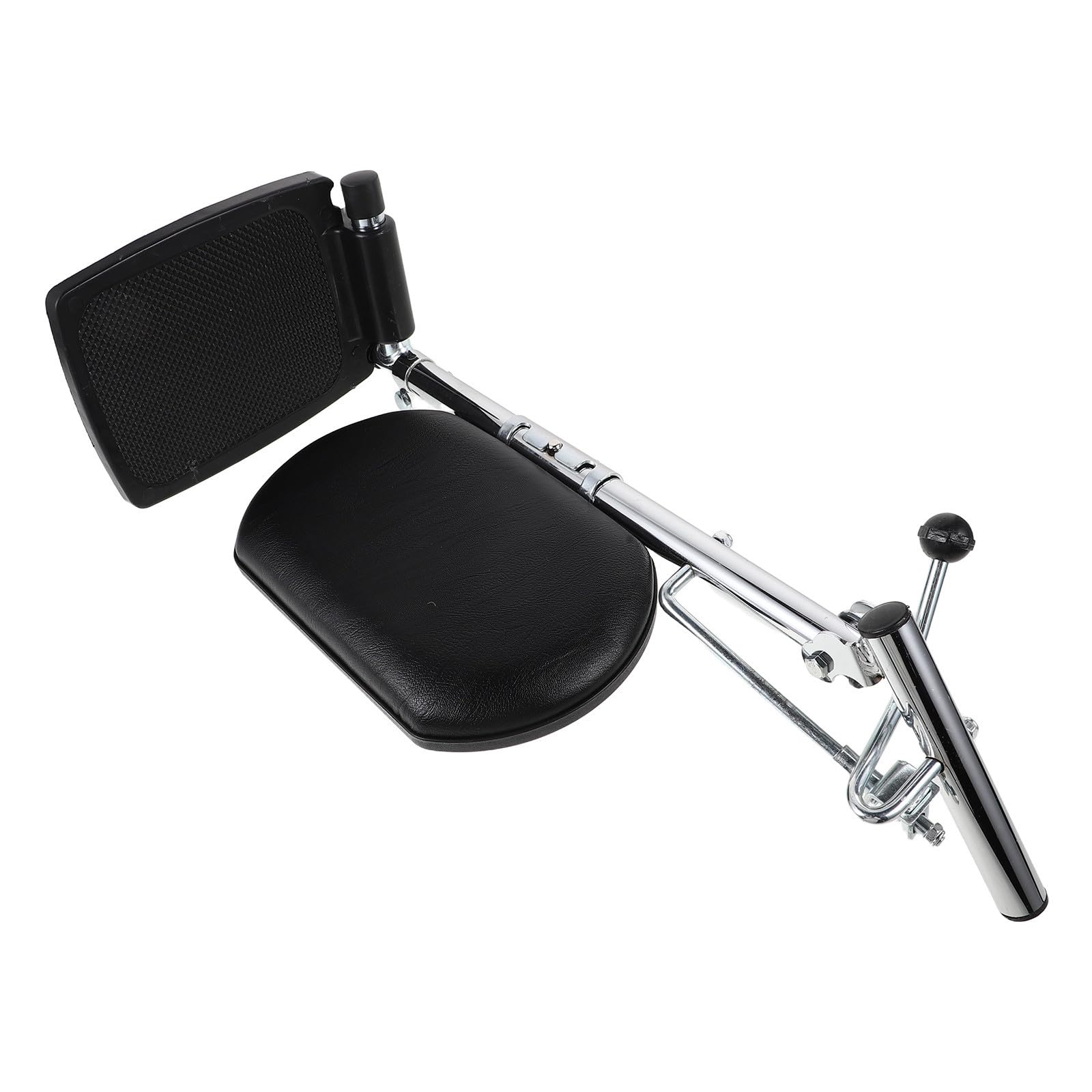 MAGICLULU Reposapiés Extraíble para Silla de Ruedas, Reposapiés de Acero Inoxidable, Negro, Soporte de Piernas Mejorado, Repuesto Rápido, para Silla de Ruedas, Hogar y Exteriores, Mayores