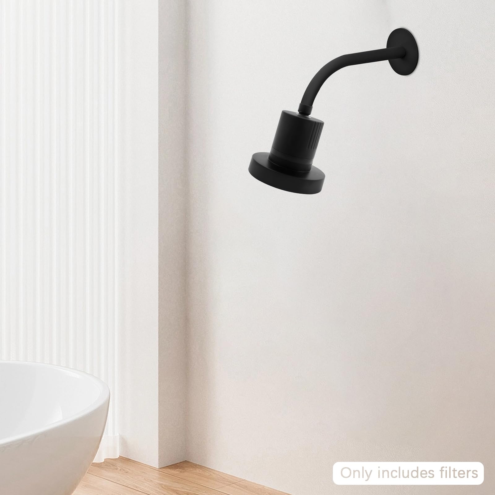 Alcachofa de ducha con filtro, cabezal de ducha de 13,5 cm con mecanismo de filtro de agua, cabezal de ducha filtrado, filtro de ducha se puede utilizar en salones de belleza, baños, apartamentos
