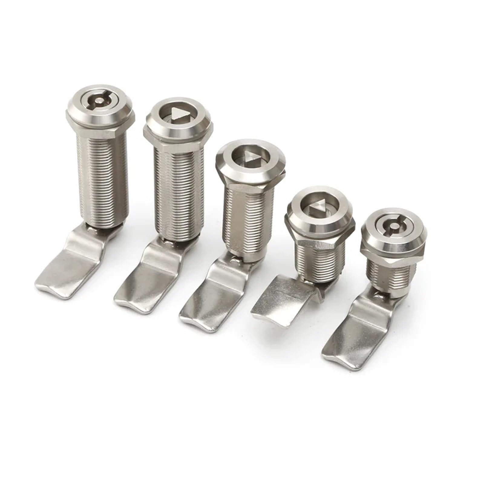 Stainless Steel Longer Triangle Lock MS705 Electric Cabinet Lock Communication Cabinet Distribution Box Industrial Door Lock 1Pcs(705-30)