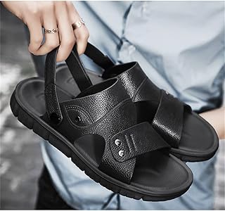 Chanclas Cuero Hombre Chanclas Hombre Antideslizantes Para Playa Y