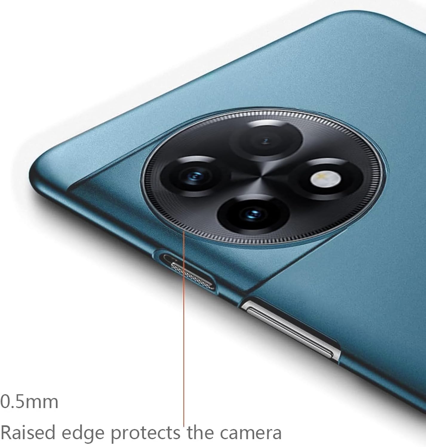 Slim Phone Case Fit for Oneplus 11R - Sleek Blue Finish, Anti Scratch 6.74 Inch 2026 - view 3