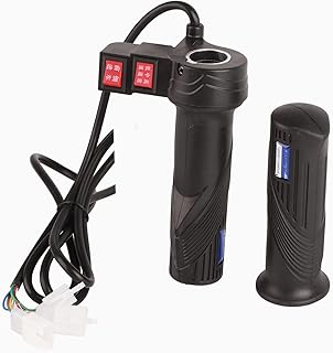 Scooter Speed Grip, 3 Speed Gears Gas Handle Throttle Accelerator for Electric Bicycle Scooter with Forward and Reverse Gear Electric Car Scooter Supplies