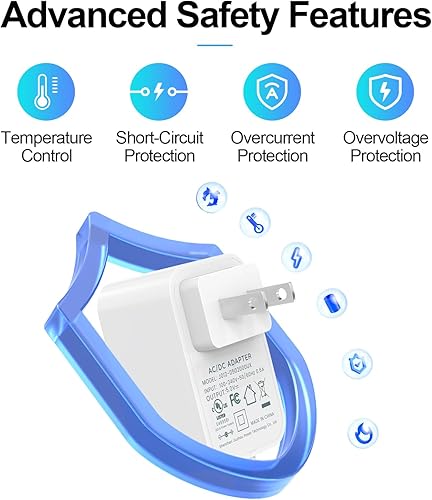 Miniatura 4 de para Aura Carver Cable de alimentación, 5 V CC Fuente de alimentación UL iluminada para Aura Carver AF900 AF100 para Hatch Baby Rest, Rest+ y Rest