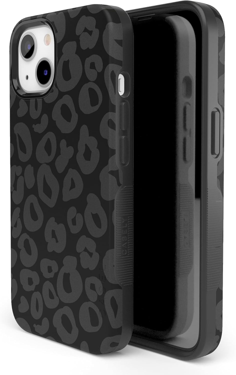 Casely iPhone 14 Case | Into the Wild | Black Leopard | Bold Protective Design | Compatible with MagSafe