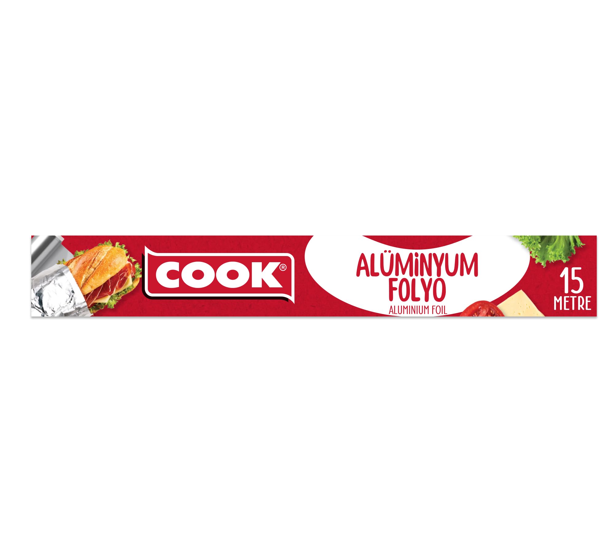 Cook Alüminyum Folyo, 30 cm x 15 m, 1 Adet