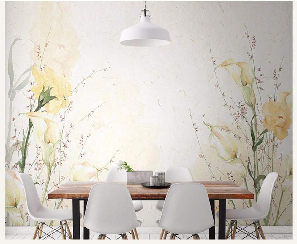 Ytdzsw Hand-Painting Large Custom 3D Wall Murals Wallpaper for Dining Room Flower Mural Background 3D Photo Mural Mural-250X175Cm
