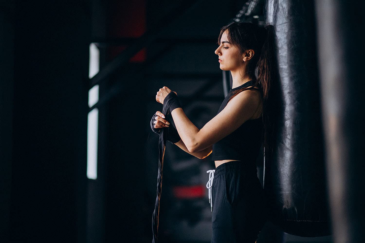 Sac de Boxe Équipement de Formation de Crochet de Sac de Frappe avec Le remplisseur Lourd rempli respectueux de l'environnement [137]