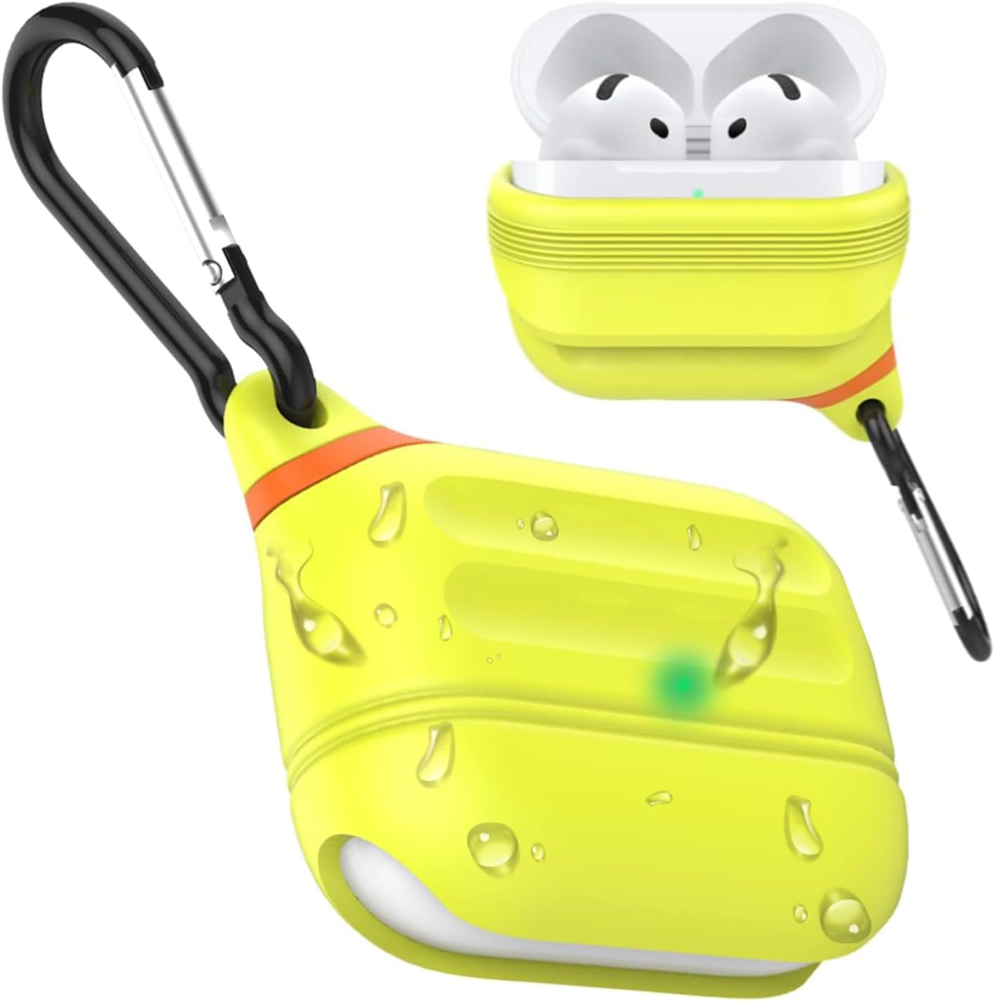 Glow-in-the-Dark Yellow AirPods 4 Case