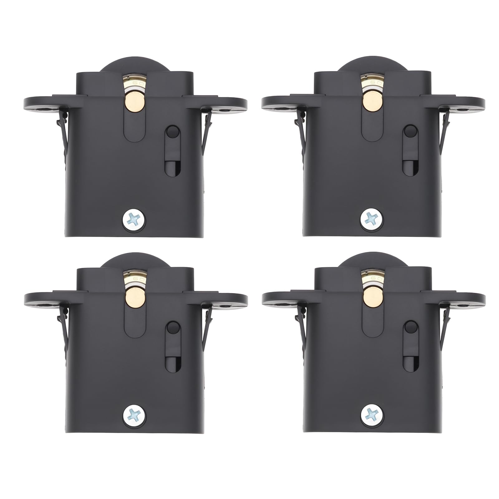 Lt Easiyl 4Pcs 32Mm Sliding Door Rollers Wheels 59X74.5x15mm For Security Screen Doors