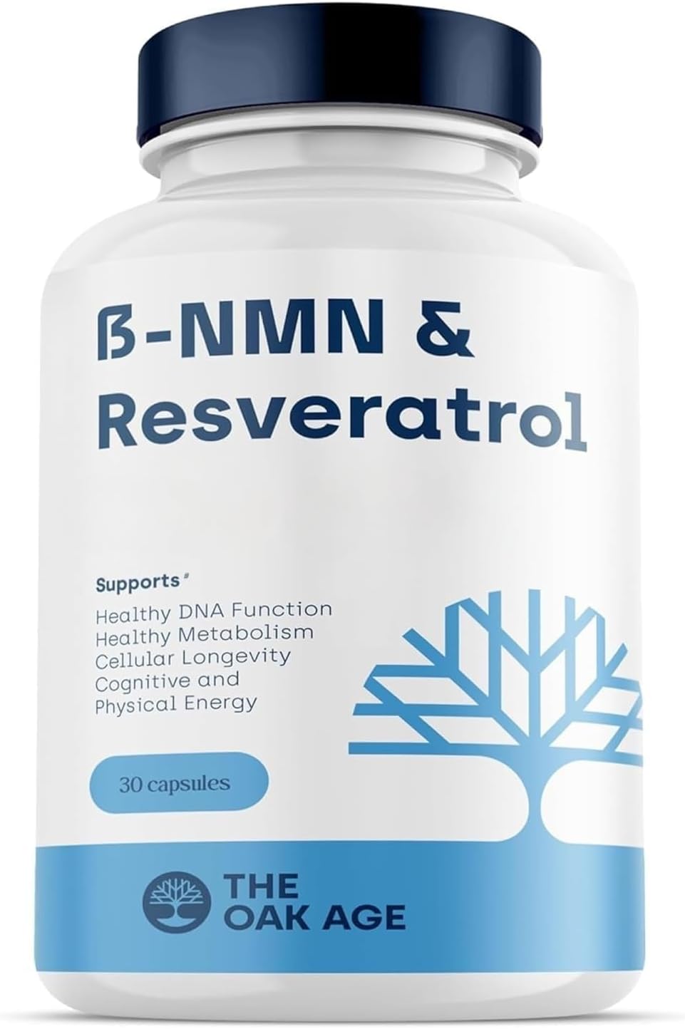 NMN with Resveratrol Supplement- 500mg NMN for Longevityโ NAD Supplement to Support Energy Production, Cellular Rejuvenation & Healthy Ageingโ No Additives, Preservatives