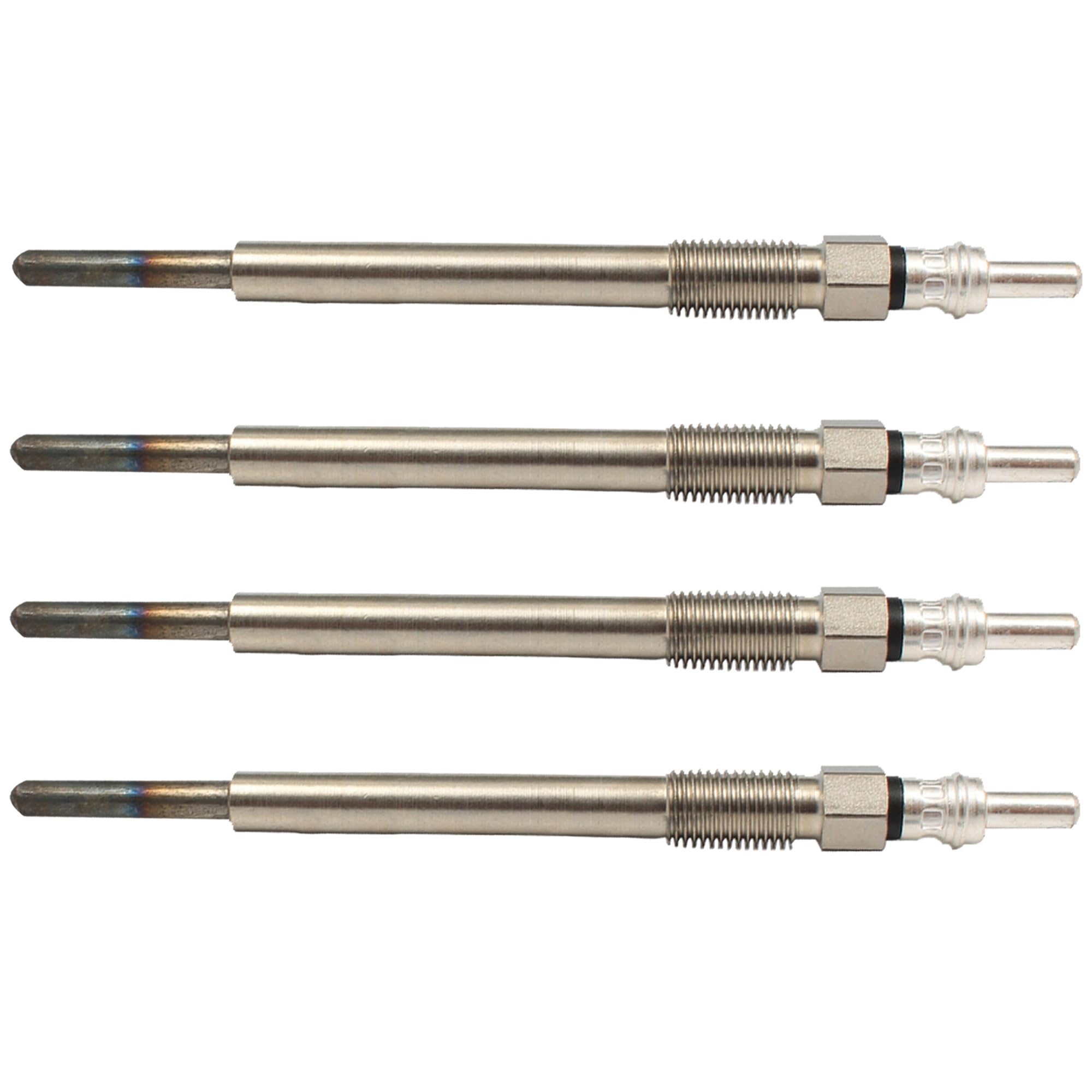 (Lot de 4) Bougie de préchauffage 1,3l JTD 1,3 CDTi Mito Doblo Fiorino Idea Panda Grande Punto Qubo 500 Musa Ypsilon Agila Astra H Combo Corsa C & D Meriva Tigra TwinTop Ignis Splash Swift Wagon R+