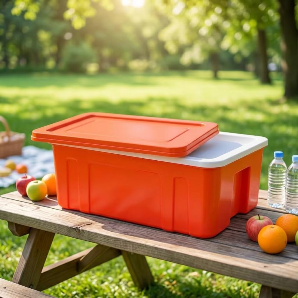 Caja Térmica Isotérmica Hielera Portátil 52L para Alimentos y Bebidas