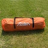 Andes Orange 4 Person Man Berth Double Skin Camping/Festival Dome Tent - Image 6