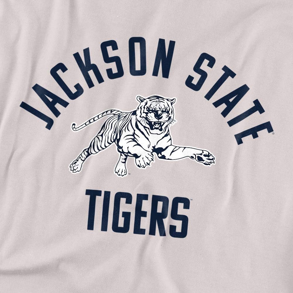 Jackson State University Official One Color Jsu Tigers Logo Unisex Adult T Shirt - Image 2