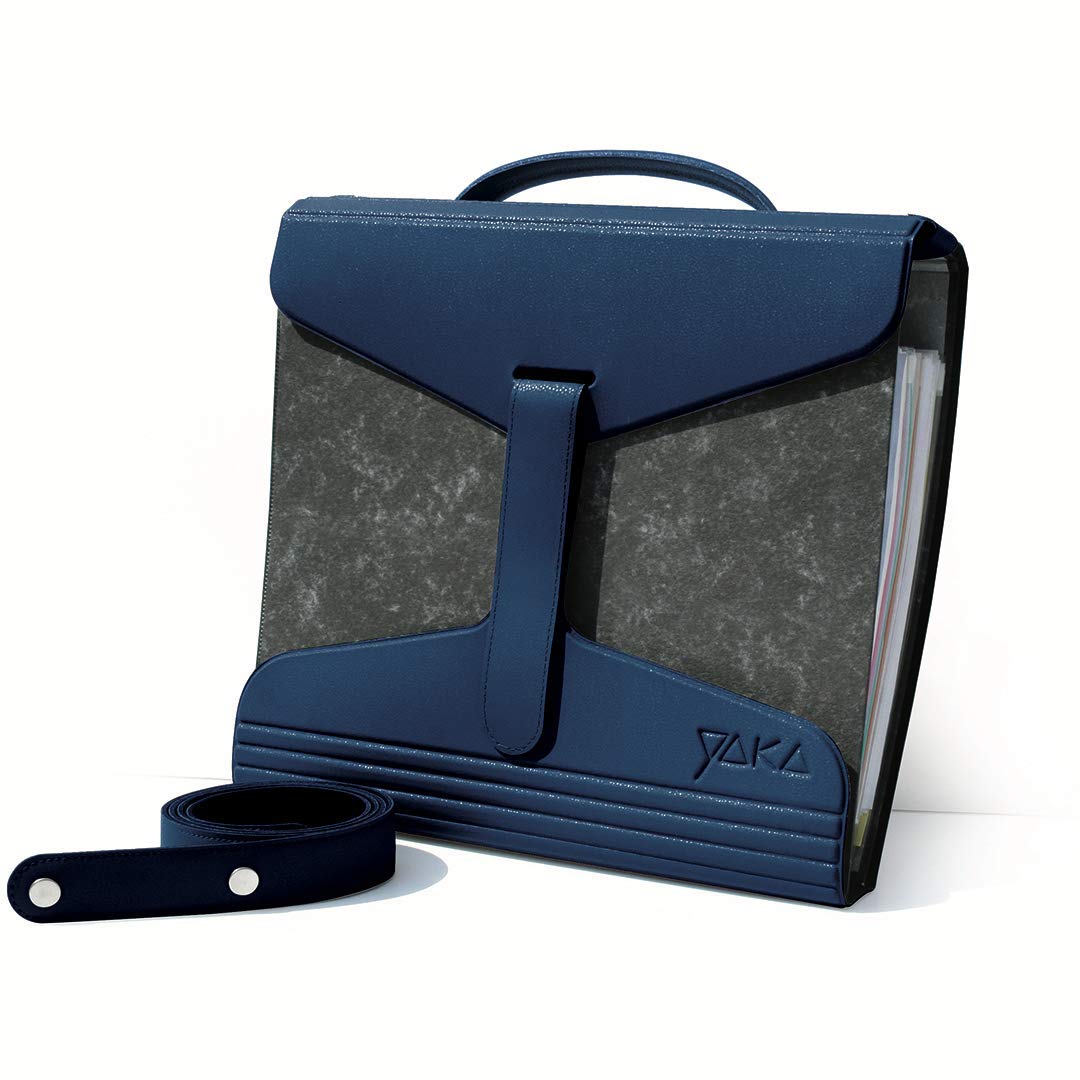 YAKA Neuf Universal A4 File Holder (Navy Blue)