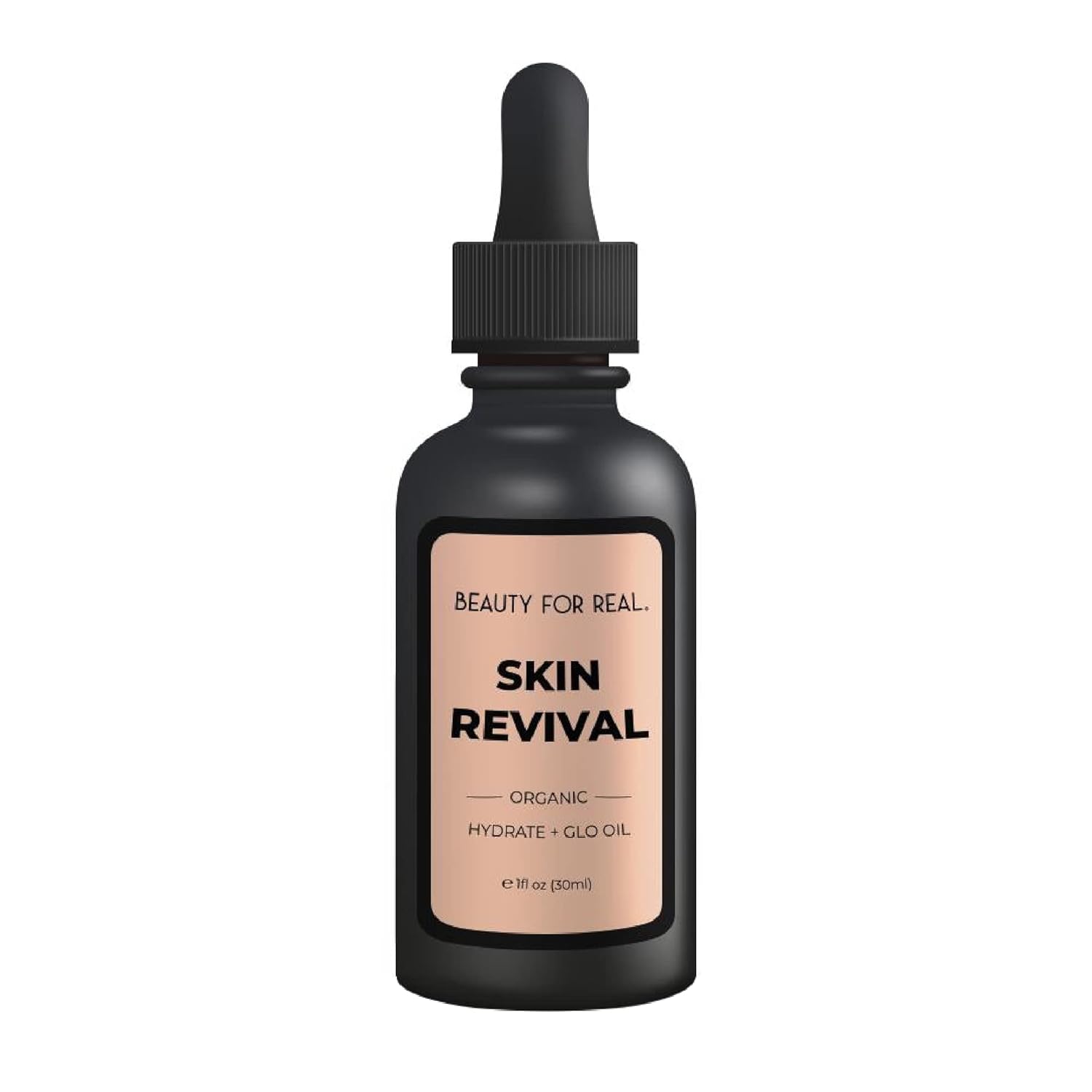 Beauty For Real Skin Revival Hydrate + Glo Oil - Luxury Face Oil - Reduces the Appearance of Fine Lines & Wrinkles - Hydrates, Soothes & Restores Skin’s Glow - With Essential Oils - 1 fl oz
