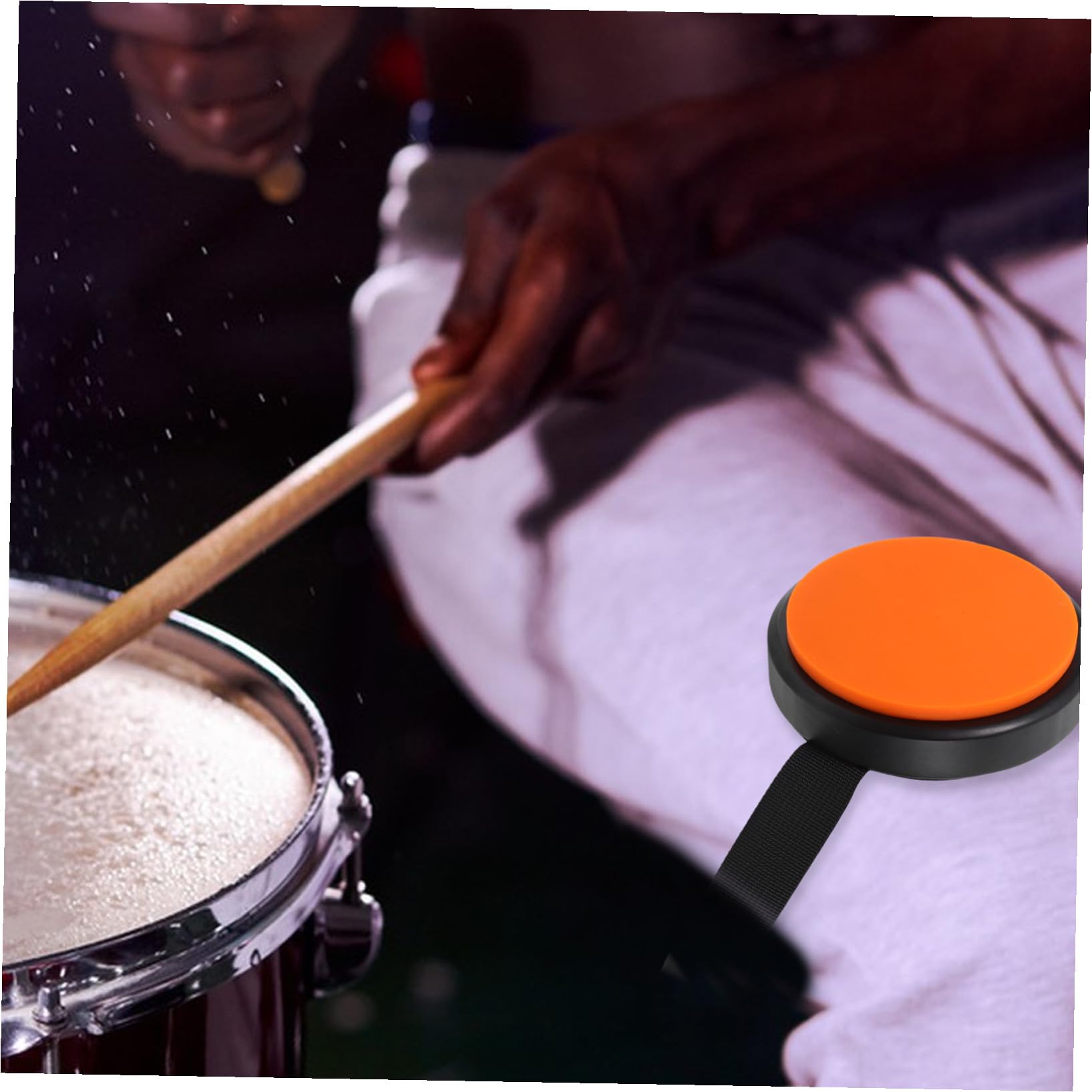 Almohadilla de Práctica para de Silicona Portátil Duradera y Silenciosa Pad para Pierna para Bateristas y Reducción de Ruido Entrenamientos
