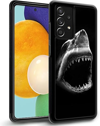 Miniatura 2 de Funda compatible con Samsung Galaxy A53 5G, diseño de boca de tiburón oceánico, diseño increíble a prueba de golpes, antiarañazos, carcasa trasera