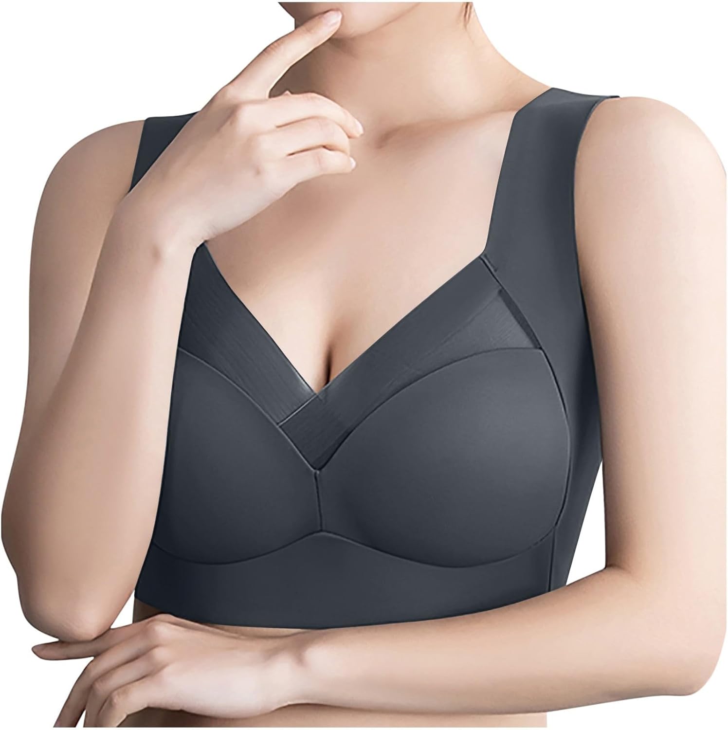Bras for Women No Underwire Push Up Bra Seamless Mesh Bralette Full Coverage Wireless Bras Plus Size Sports Bra