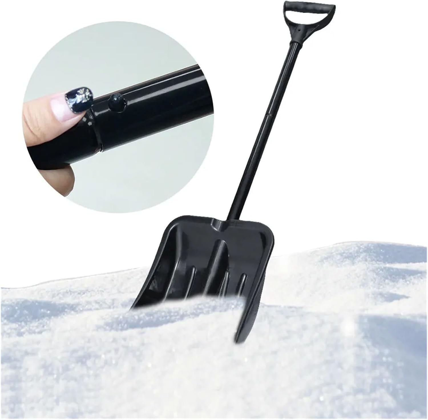 Snow Shovel Aluminum Alloy Large Capacity for Garden Car Camping for Removal
