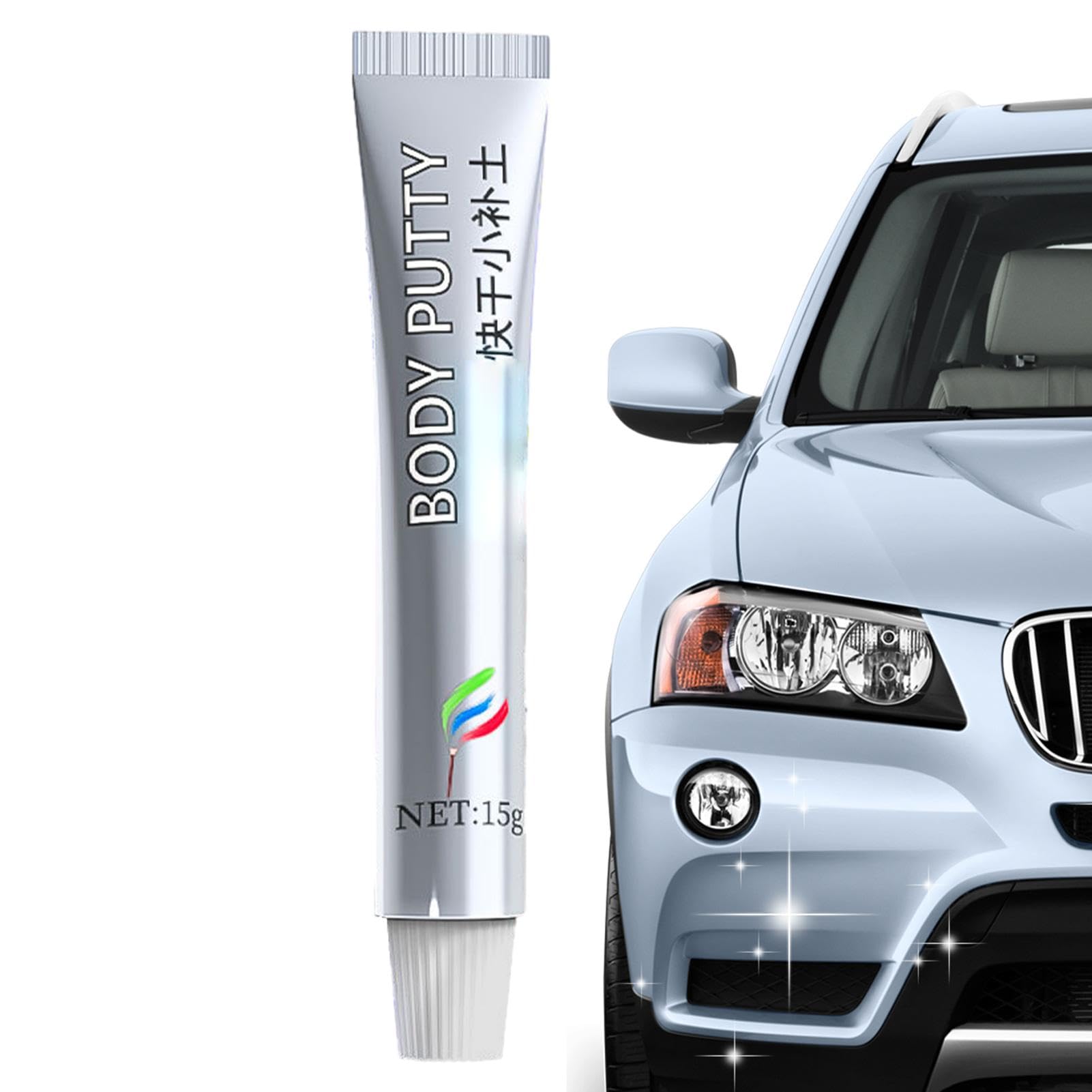 Car Scratch Filler Putty - 15g Dustproof Car Paint Filler Scratch Putty, Quick Drying Paint Putty | Automobile Exterior Care Putty for SUV, Racing, Caravan, Vehicle, Trucks, Minivan