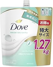 Dove Sensitive Mild Body Soap Refill, Large Capacity 1270g, Moisturizing, Additive-Free, Suitable for Sensitive Skin, Low Irritation Formula