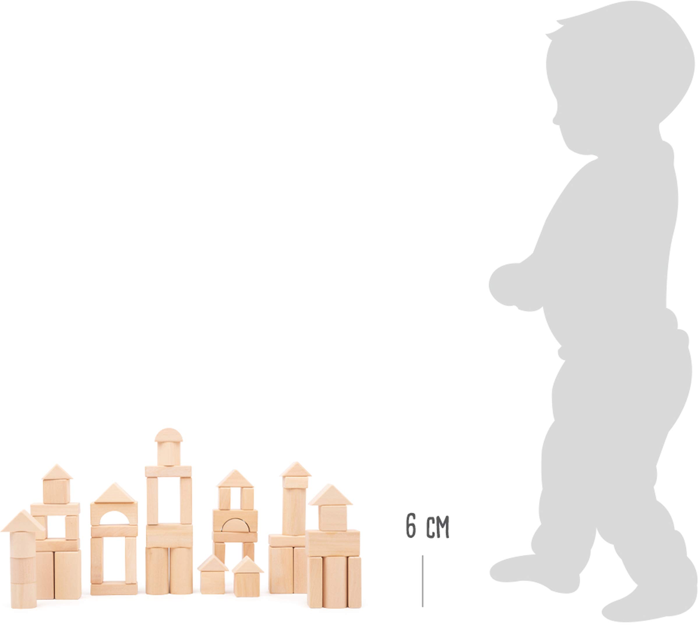 Small Foot 11140 - Escavatore In Legno Per Bambini, Giocattolo A Spinta, FSC 100%, Multicolore, Adatto Ai Più Piccoli - 2