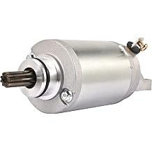 Starter Motor Compatible with Suzuki Scooter AN400 Burgman 03-11, AN400A Burgman 07-16, AN400S Burgman 03-06, AN400ZA Burgman 12-16, 12 Volt CW 9-Tooth Spline 31100-14F01